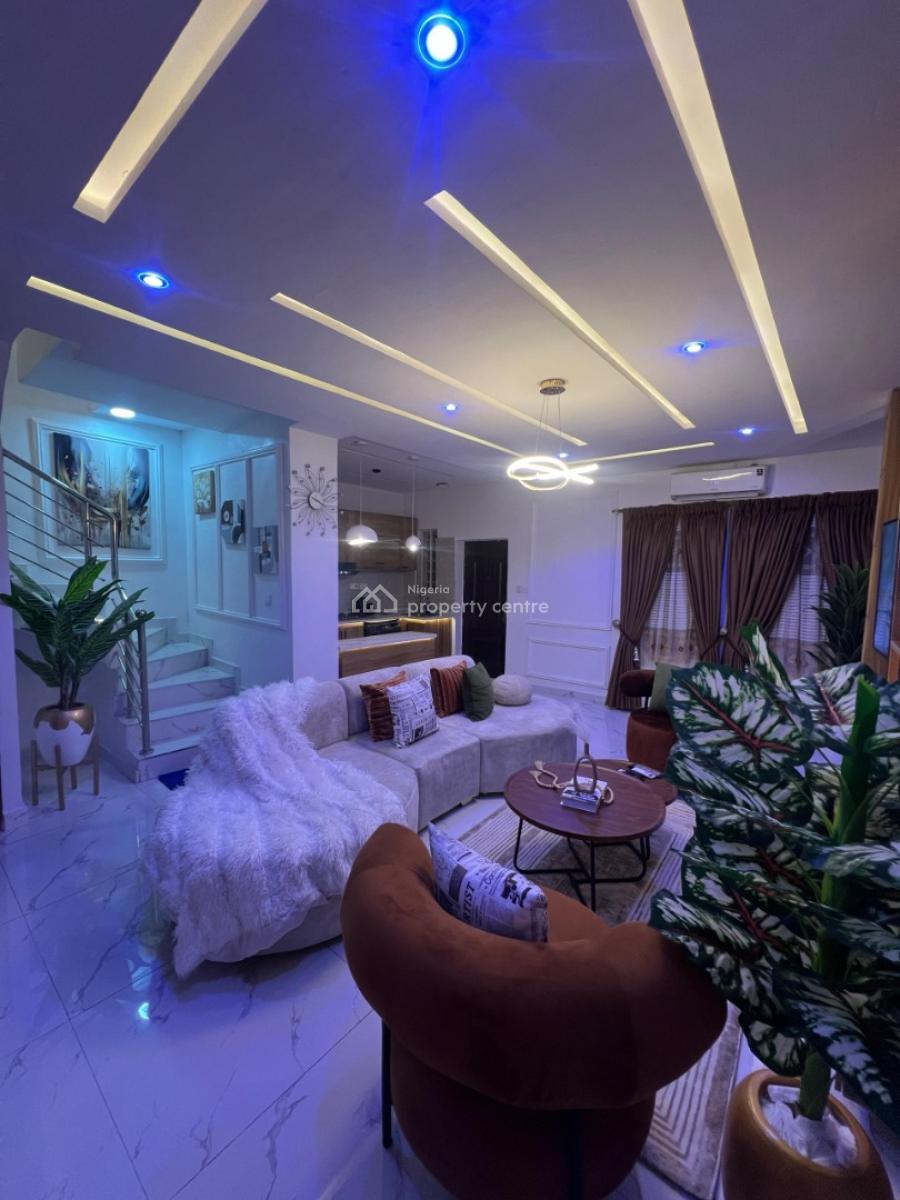 Luxury Living -- Fully Furnished Duplex, Ajah, Lagos, Terraced Duplex for Rent