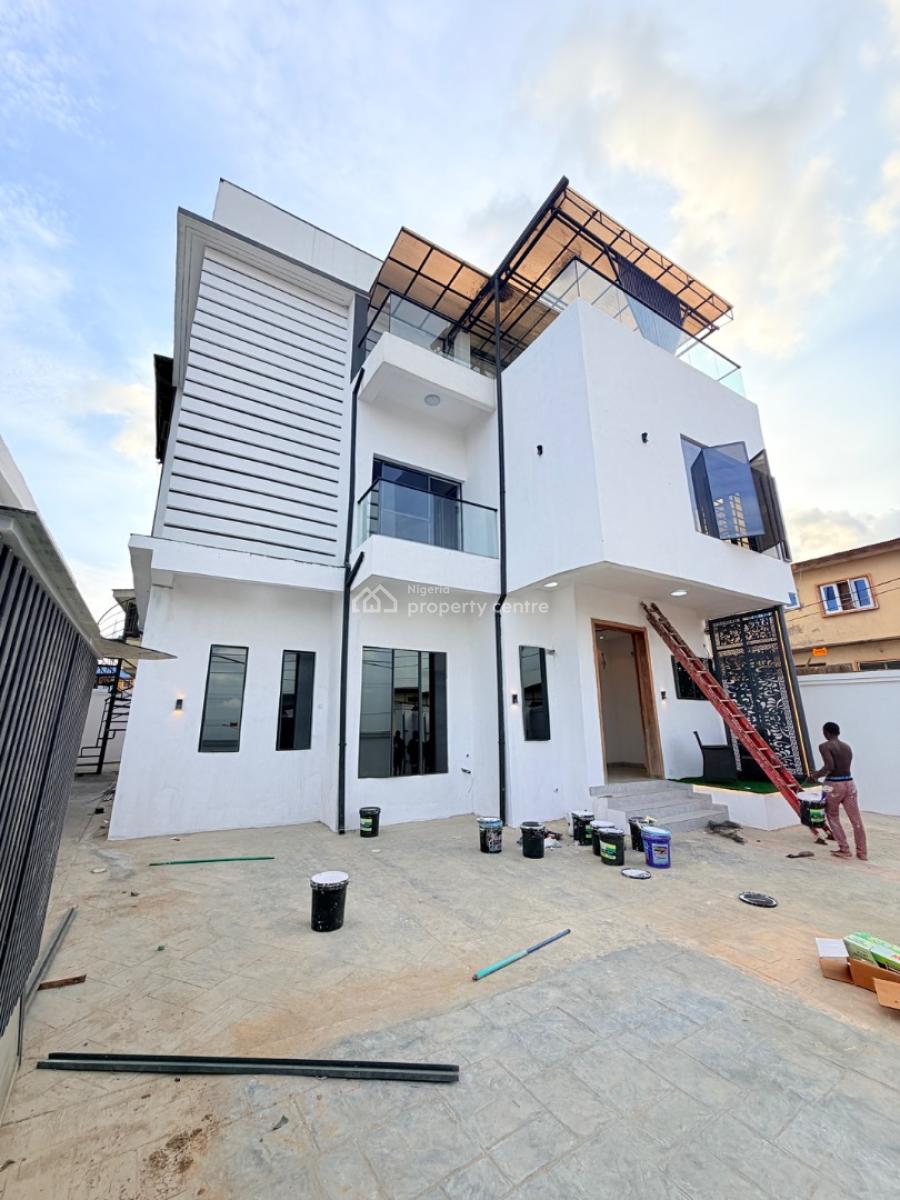 Exquisite and Lovely Built 5 Bedroom Fully Detached Duplex with a Bq, Ogba, Ikeja, Lagos, Detached Duplex for Sale