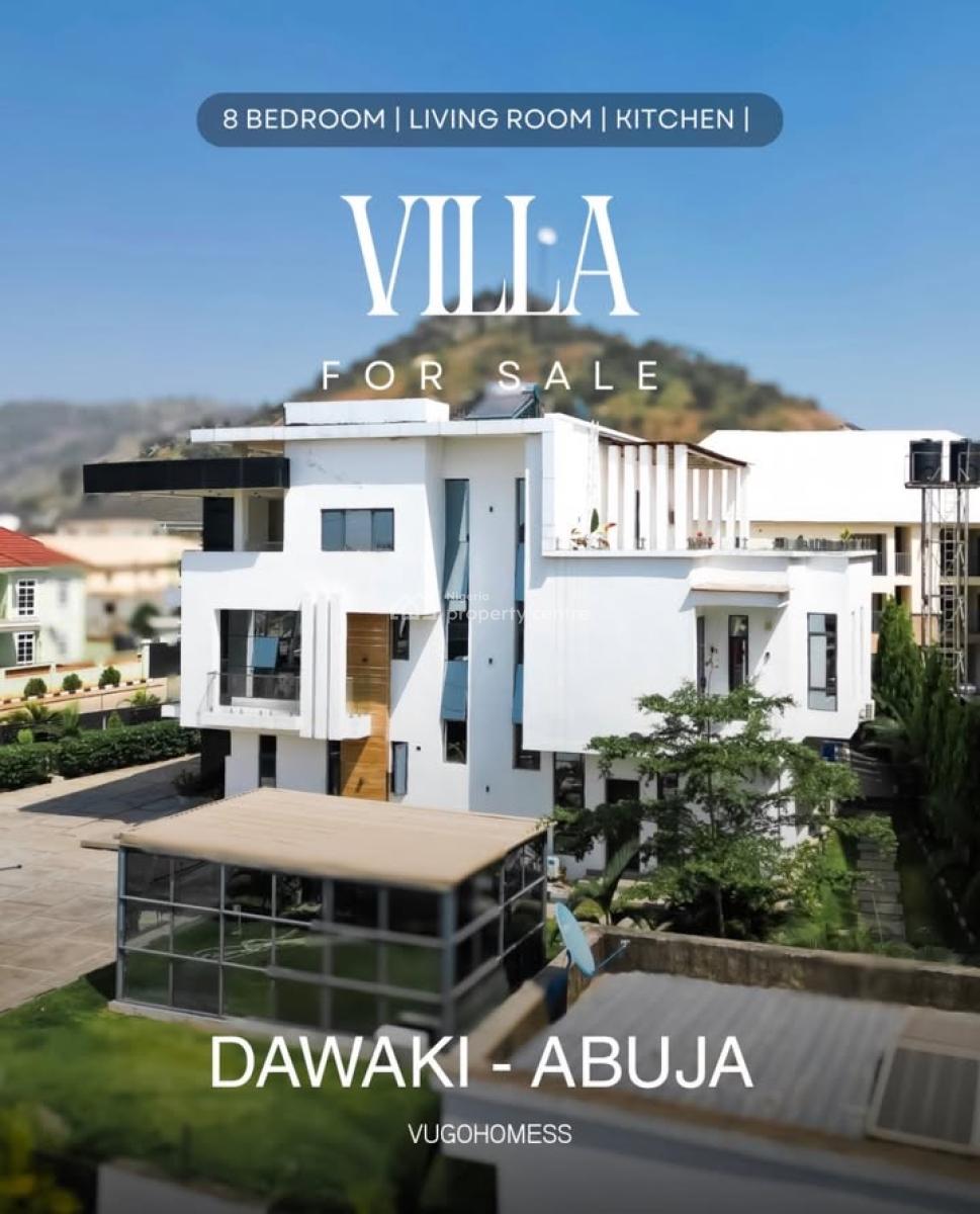 a Majestic 8-bedroom Villa, Dawaki, Gwarinpa, Abuja, Detached Duplex for Sale