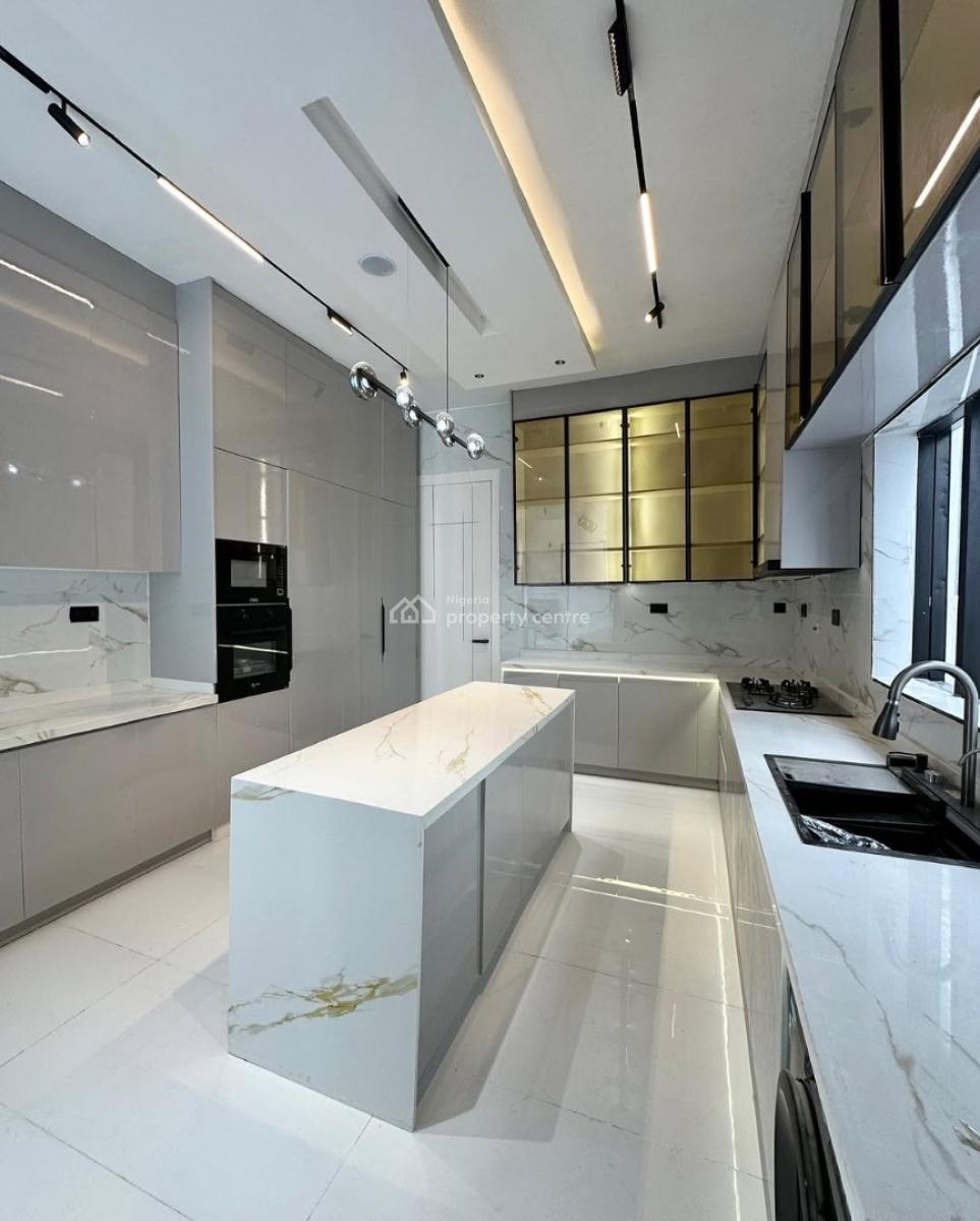 Stunning 4 Bedroom Detached Duplex with Swimming Pool and Bq, Chevron, Lekki, Lagos, Detached Duplex for Sale