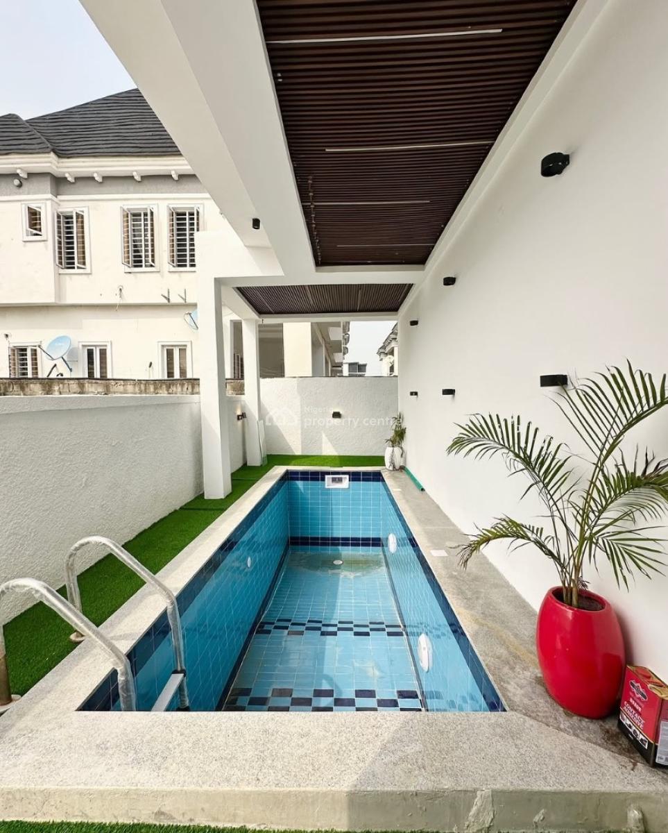 Stunning 4 Bedroom Detached Duplex with Swimming Pool and Bq, Chevron, Lekki, Lagos, Detached Duplex for Sale