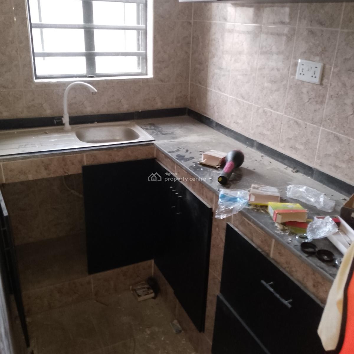 Massively New 2 Bedroom Flat, Sun View Estate Opposite Crown Estate, Sangotedo, Ajah, Lagos, Flat / Apartment for Rent