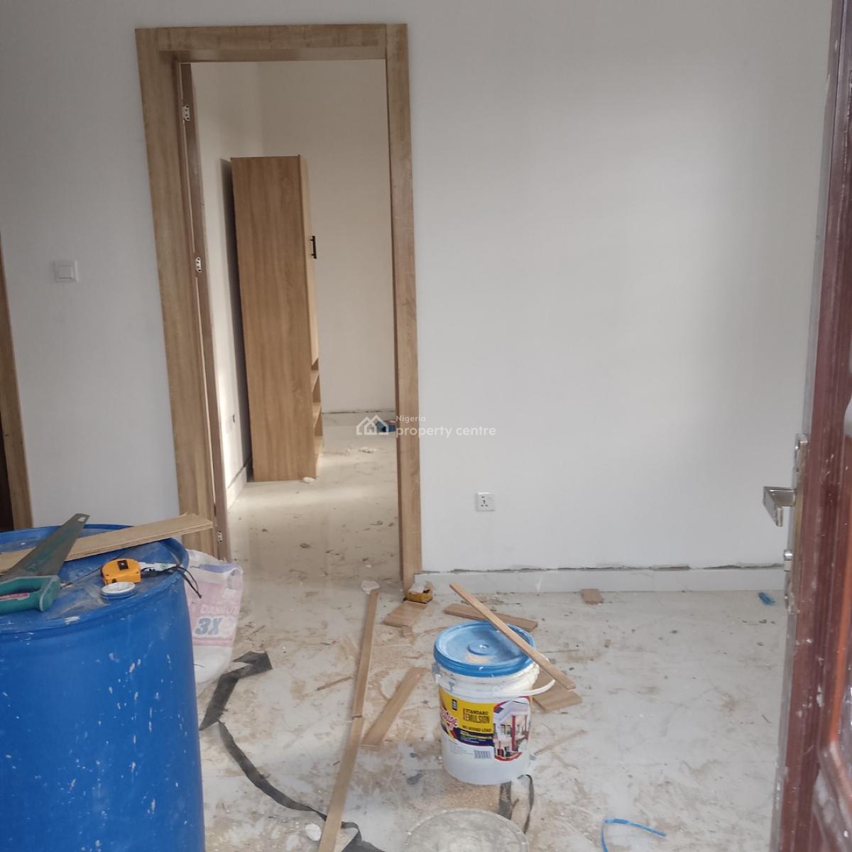 Massively New 2 Bedroom Flat, Sun View Estate Opposite Crown Estate, Sangotedo, Ajah, Lagos, Flat / Apartment for Rent