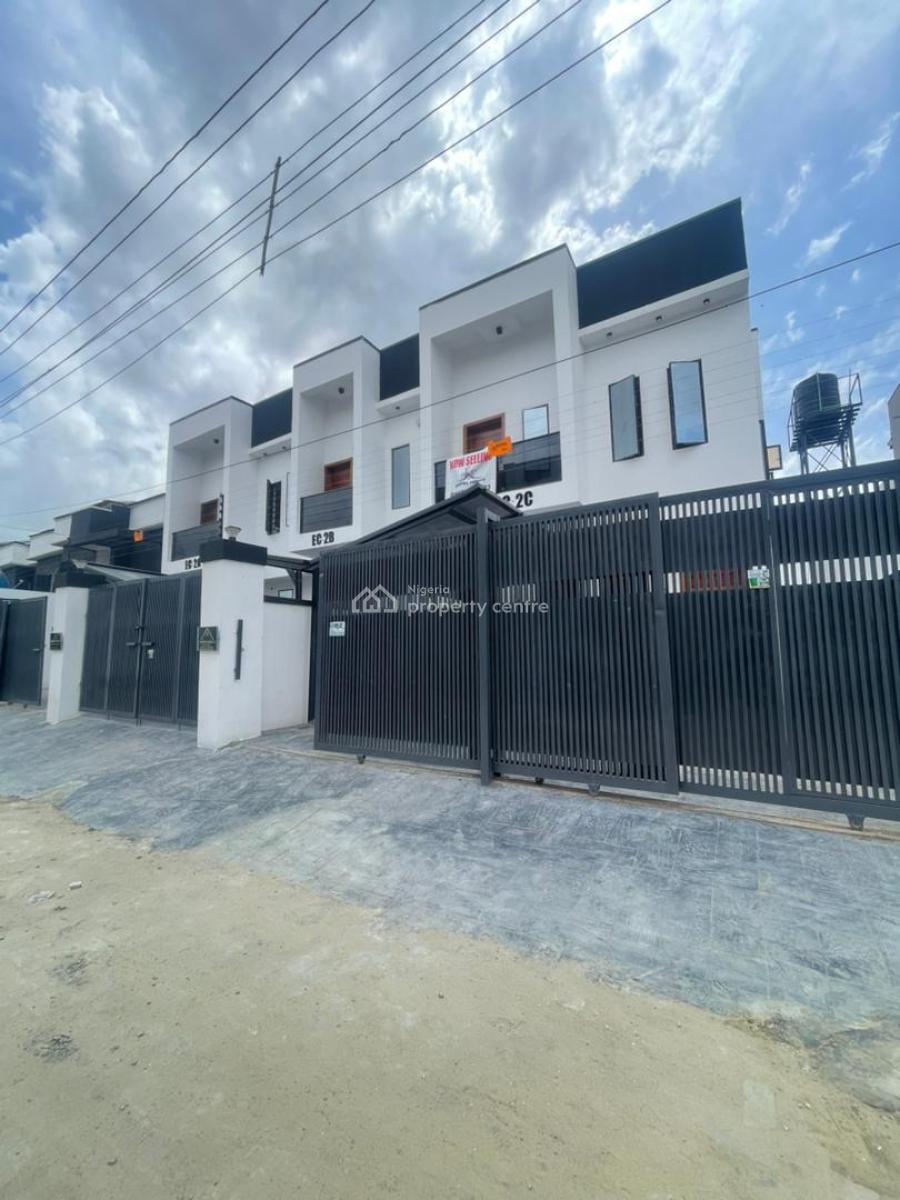 Lovely 4 Bedroom Private Compound Terrace Duplex Plus Car Port, Sangotedo, Ajah, Lagos, Terraced Duplex for Sale
