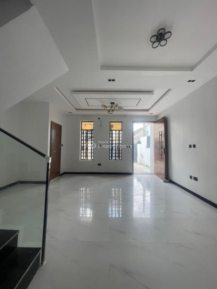 Lovely 4 Bedroom Private Compound Terrace Duplex Plus Car Port, Sangotedo, Ajah, Lagos, Terraced Duplex for Sale