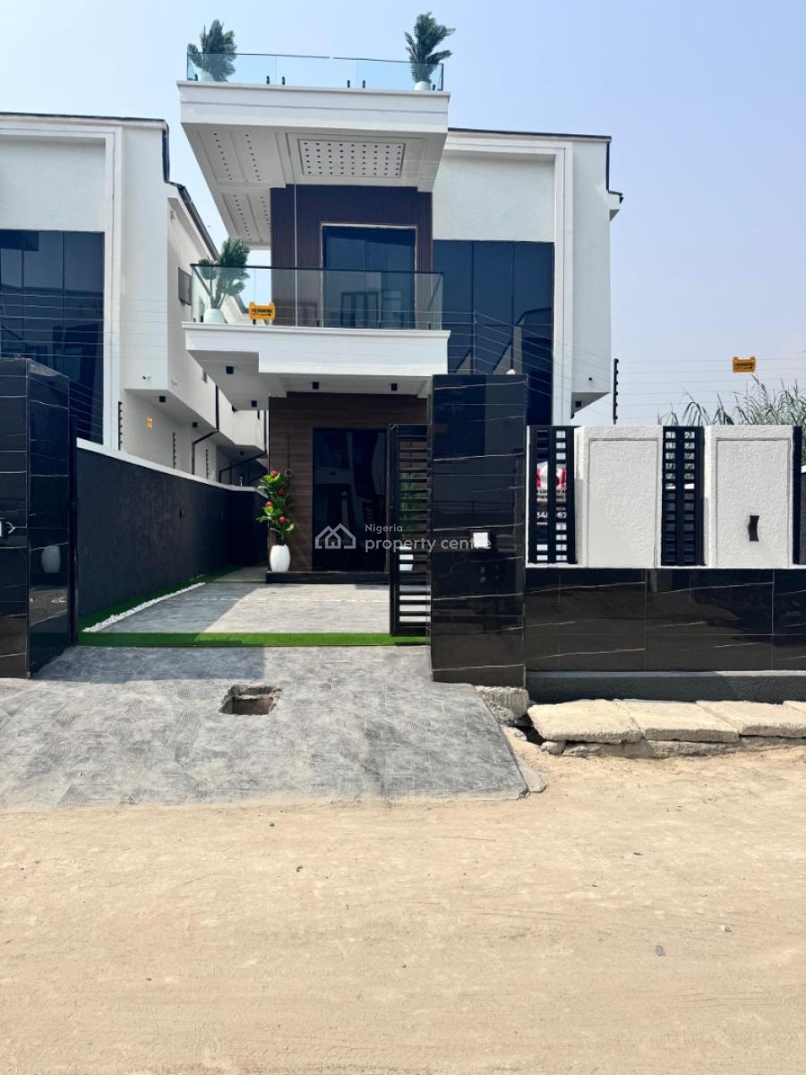 Fully Detached 5bedroom Smart Home  with Bq(video Available, Lekki Palm City, Ajah, Lagos, Detached Duplex for Rent