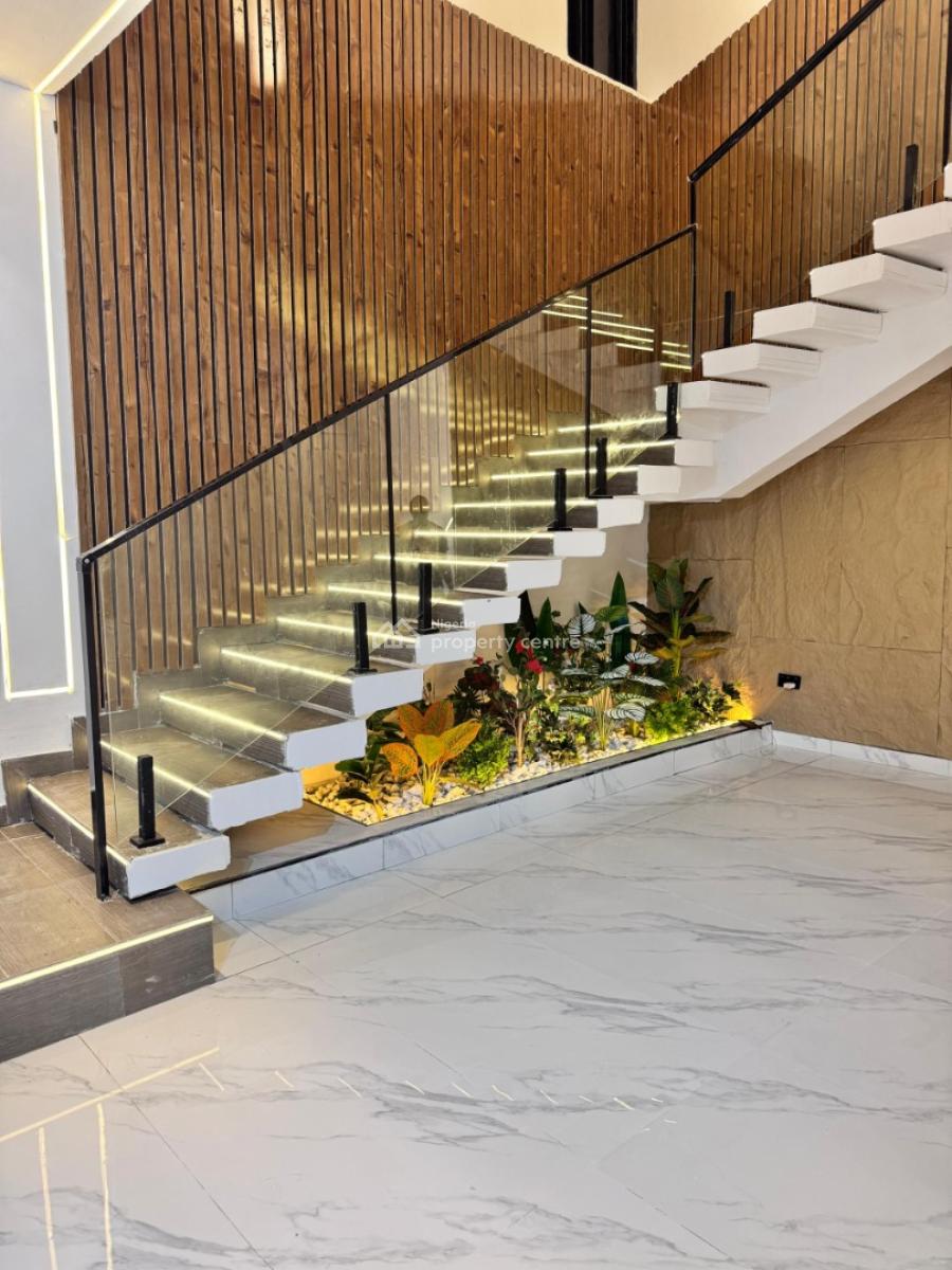 Fully Detached 5bedroom Smart Home  with Bq(video Available, Lekki Palm City, Ajah, Lagos, Detached Duplex for Rent