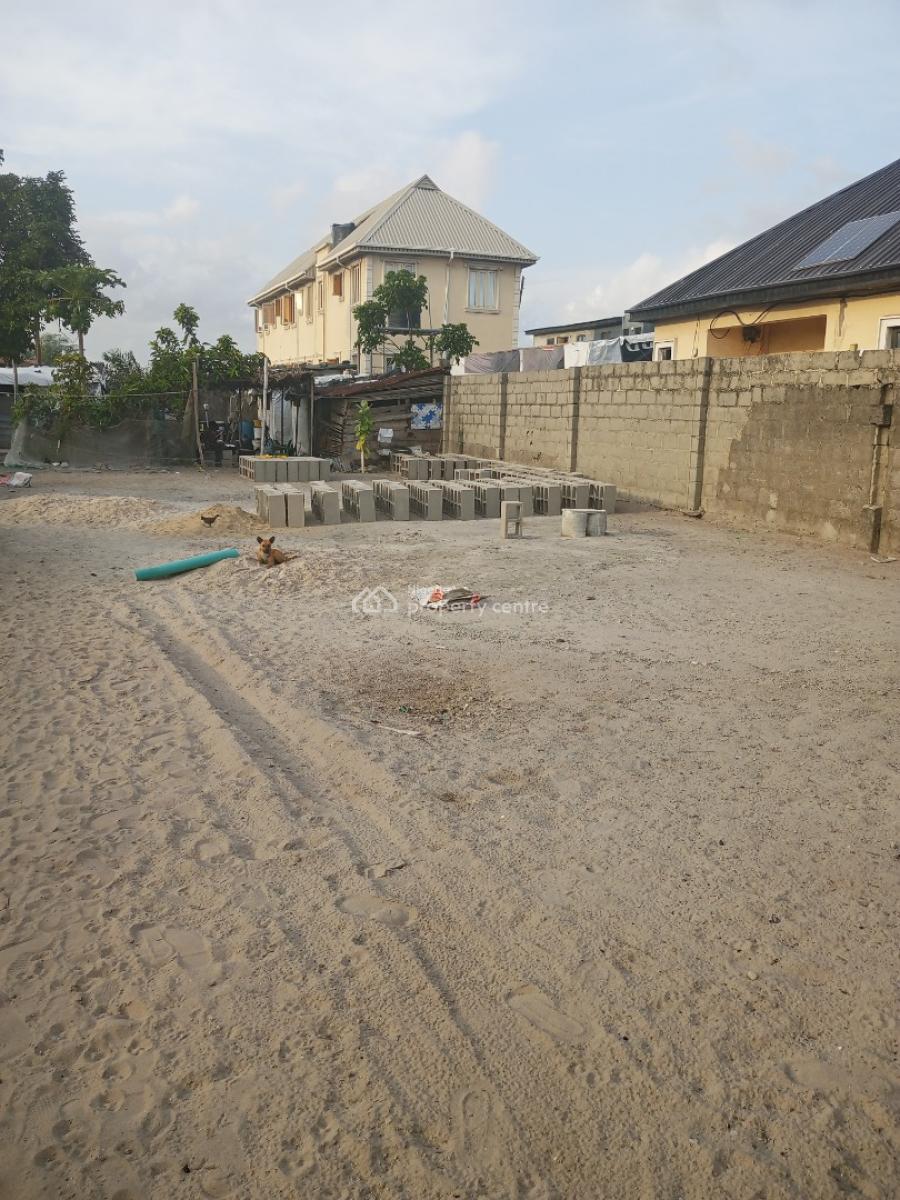 a Very Good Residential Plot of Land, Off Beach Road, Okun-ajah, Ajah, Lagos, Residential Land for Sale