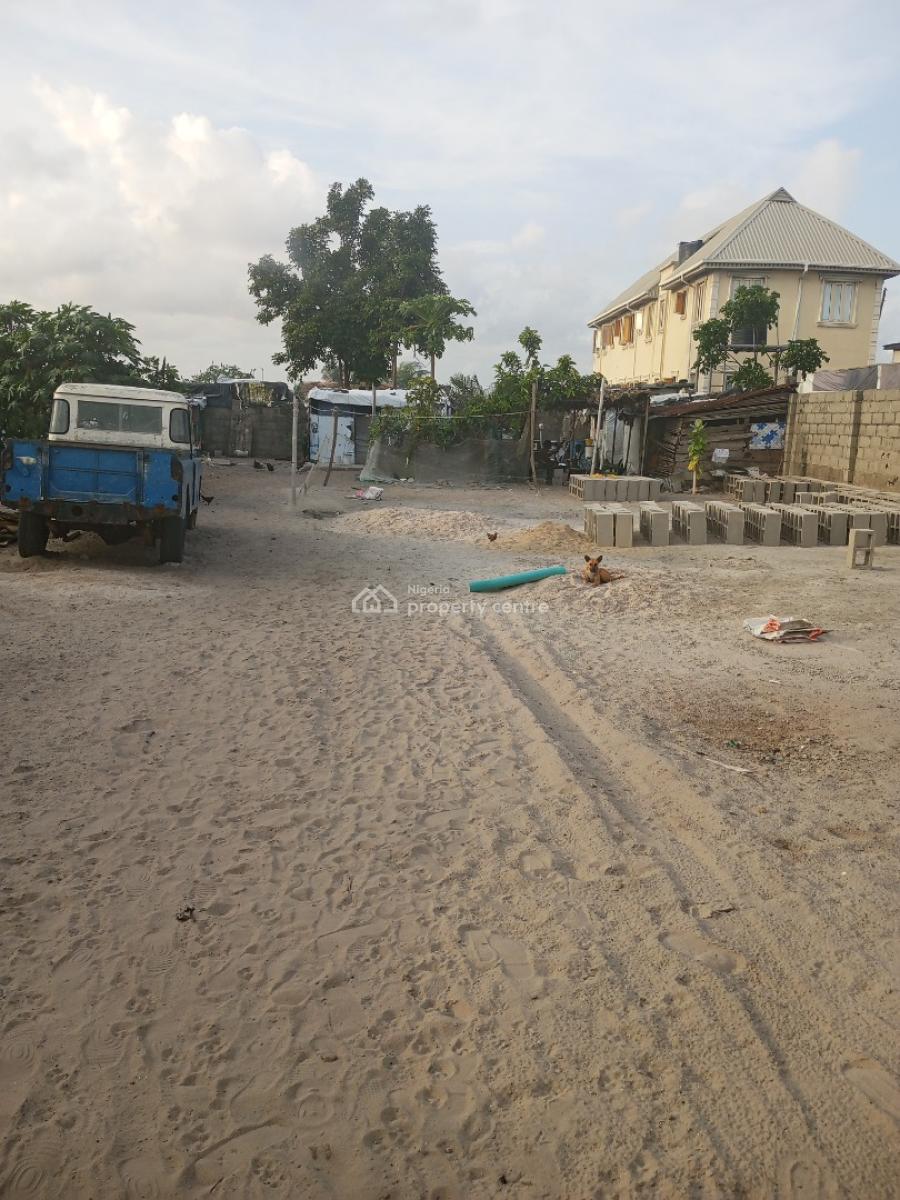 a Very Good Residential Plot of Land, Off Beach Road, Okun-ajah, Ajah, Lagos, Residential Land for Sale