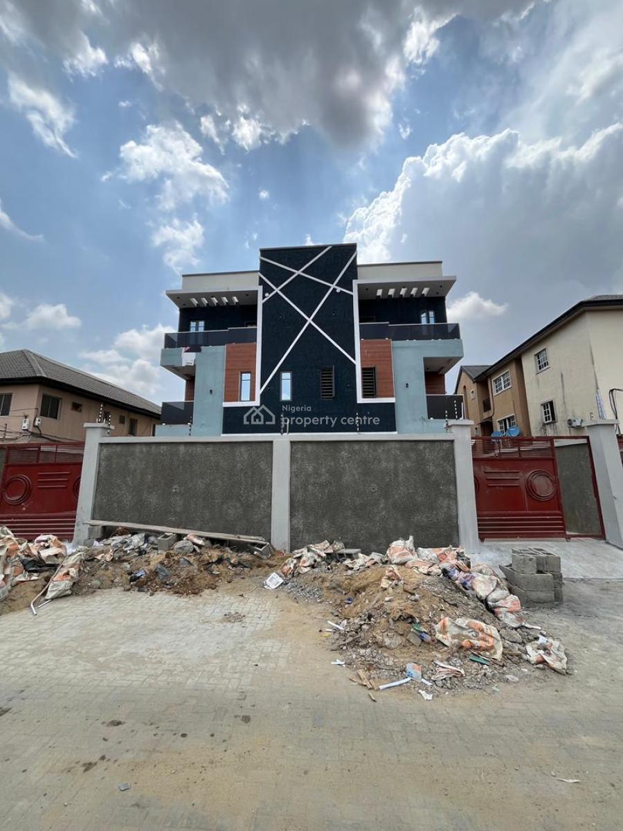 Nicely Built 4 Bedroom Semi Detached House with a Bq, Gbagada, Lagos, Semi-detached Duplex for Sale