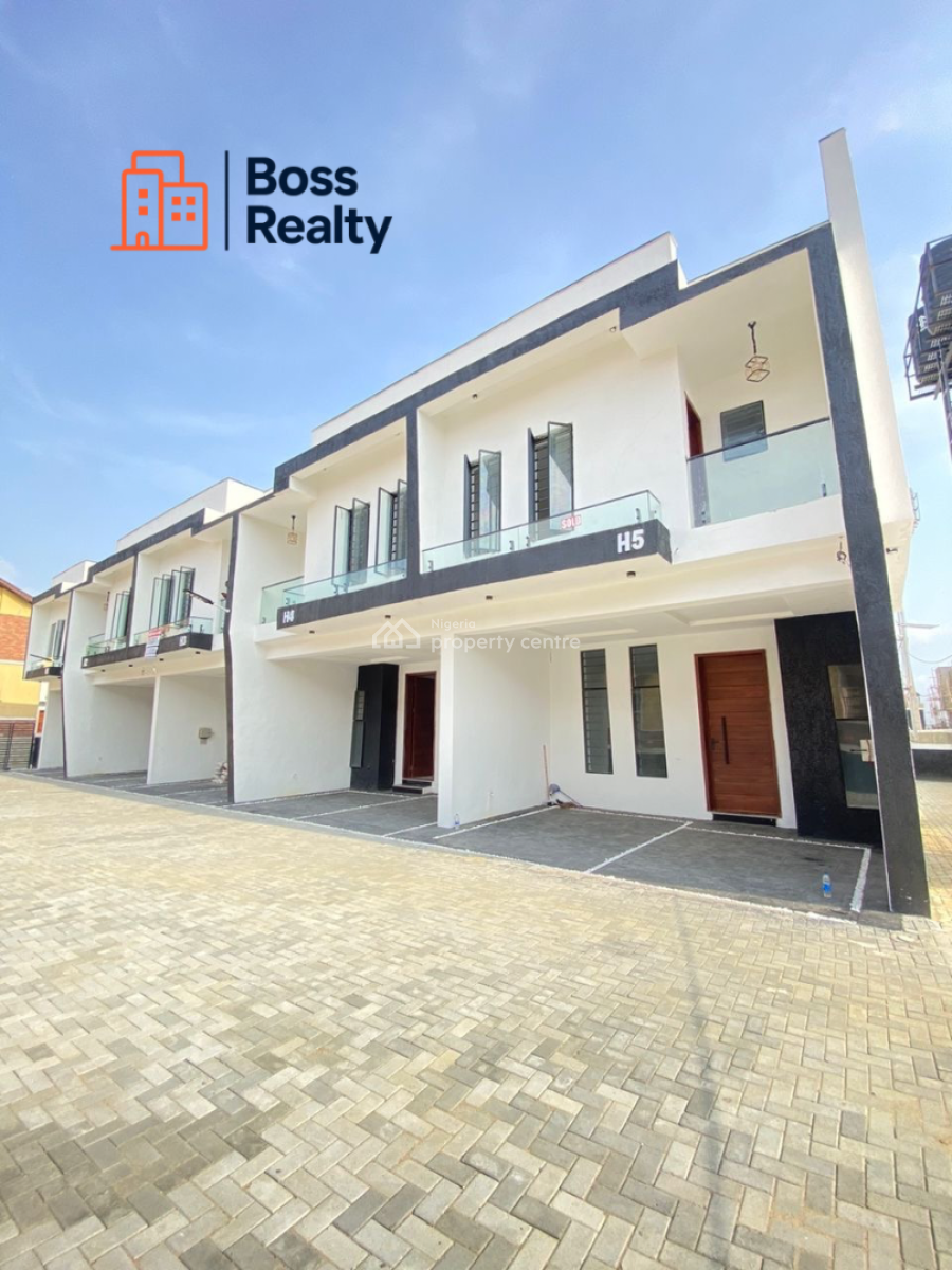 Newly Built 4 Bedroom Terrace Duplex, Ikota, Lekki, Lagos, Terraced Duplex for Sale