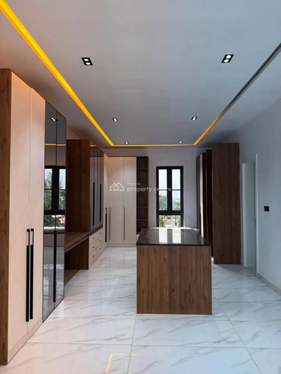 Brown New 7 Bedroom Detached Duplex with Bq, Swimming Pool, Asokoro District, Abuja, Detached Duplex for Rent