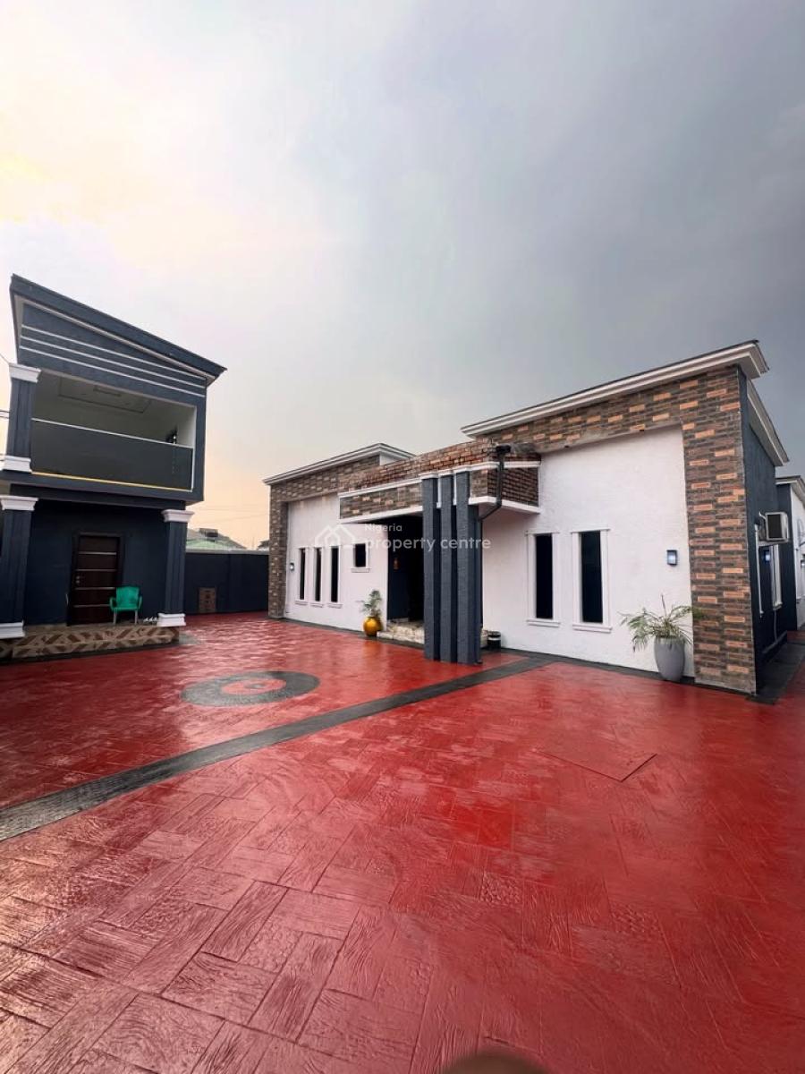 Fully Furnished Contemporary 4 Bedroom Bungalow with Rooftop Lounge, Off Abuloma Road, Abuloma, Port Harcourt, Rivers, Detached Bungalow for Sale