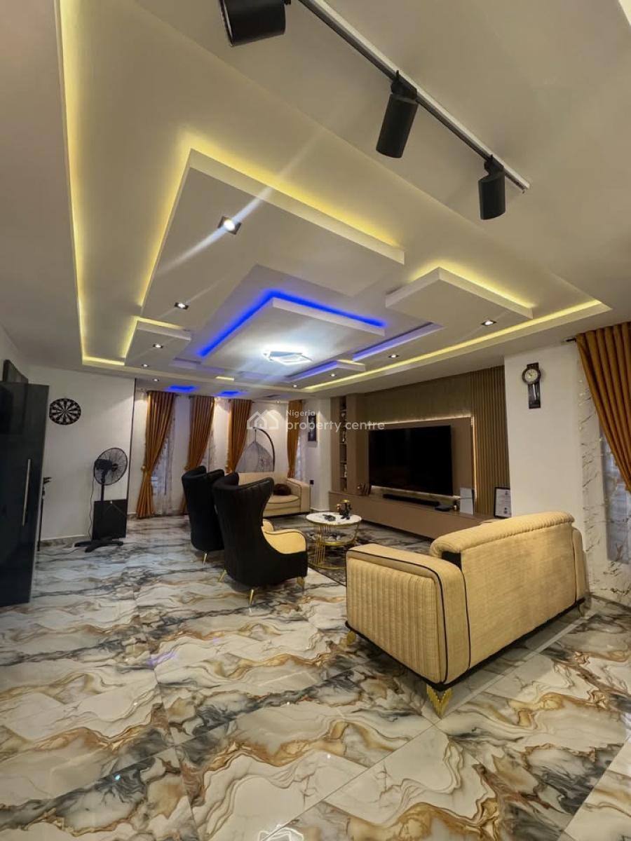 Fully Furnished Contemporary 4 Bedroom Bungalow with Rooftop Lounge, Off Abuloma Road, Abuloma, Port Harcourt, Rivers, Detached Bungalow for Sale