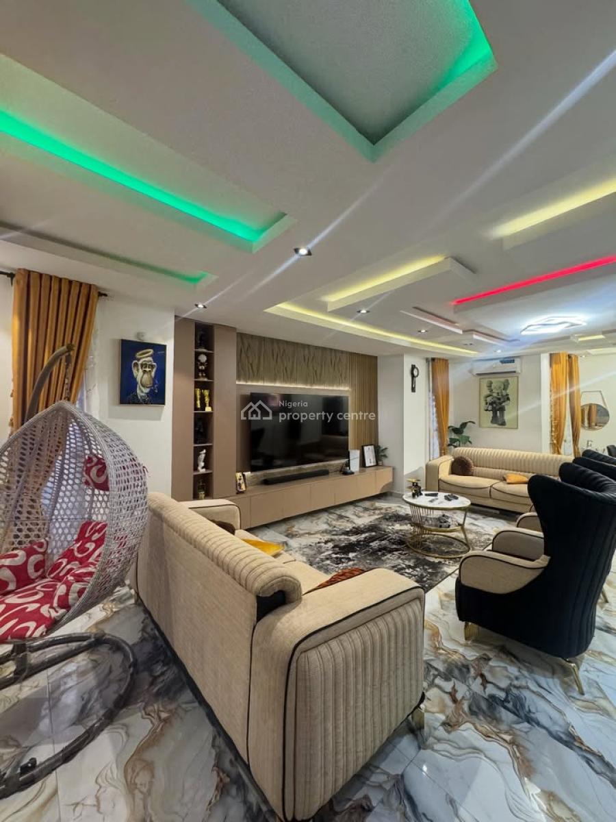 Fully Furnished Contemporary 4 Bedroom Bungalow with Rooftop Lounge, Off Abuloma Road, Abuloma, Port Harcourt, Rivers, Detached Bungalow for Sale