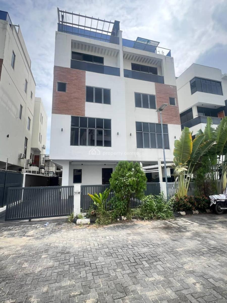 5 Bedroom Semi Detached House on 4 Floors with Pool, Elevator + 1bq., Banana Island, Ikoyi, Lagos, Semi-detached Duplex for Sale