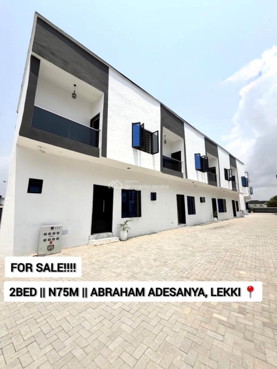 2 Bedroom Terrace Duplex with En-suite Rooms, Abraham Adesanya, Ajah, Lagos, Terraced Duplex for Sale