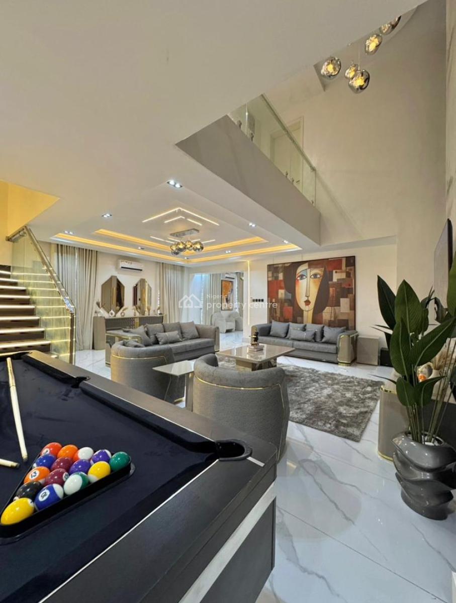 Luxury 6 Bedroom Apartment with Private Cinema and Private Gymnasium, Lekki Phase 1, Lekki, Lagos, Flat / Apartment Short Let