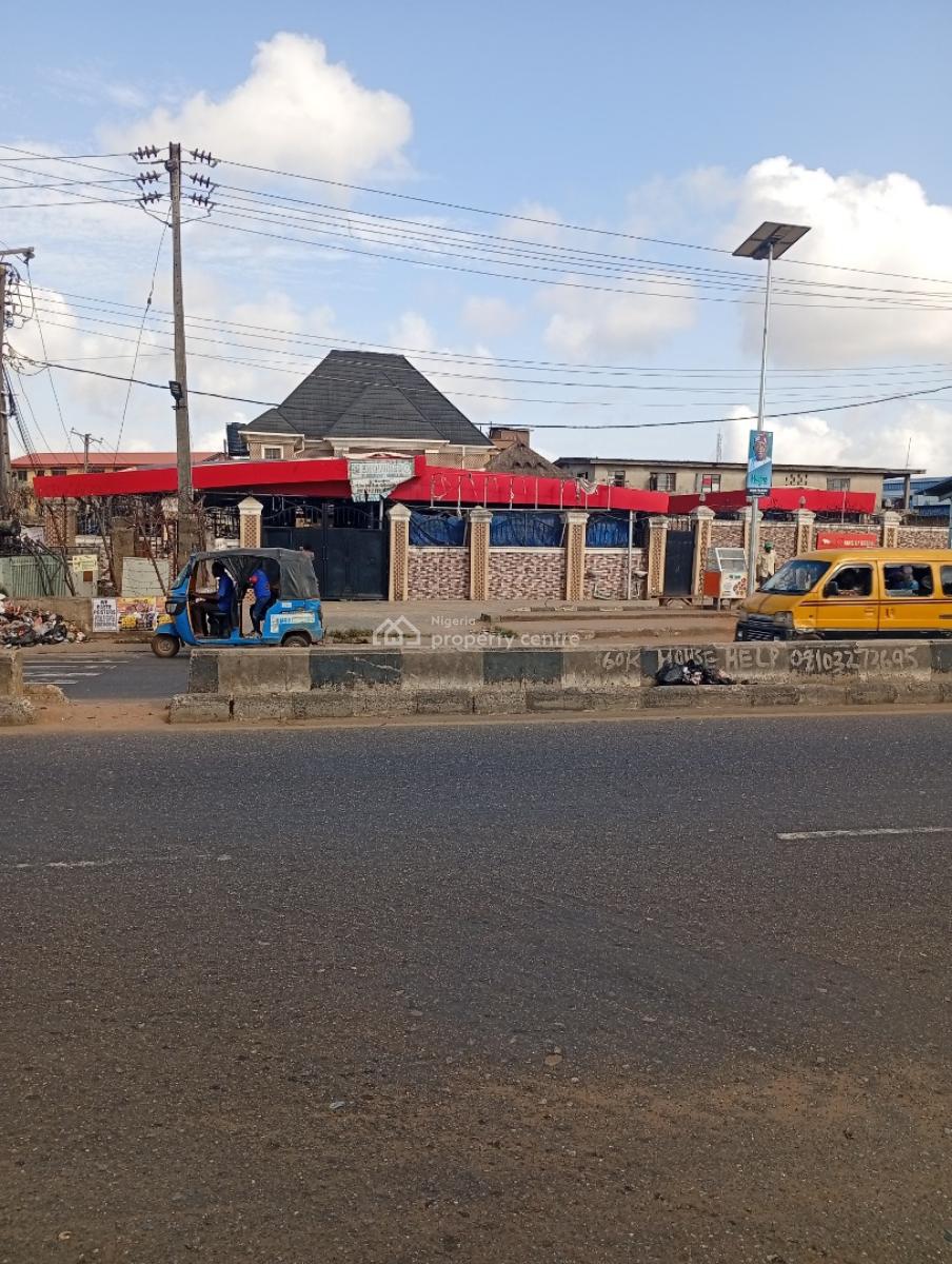 Bar on 2 and Half Plots Along Major Road, Iyana Ipaja Road, Egbeda, Alimosho, Lagos, Restaurant / Bar for Sale
