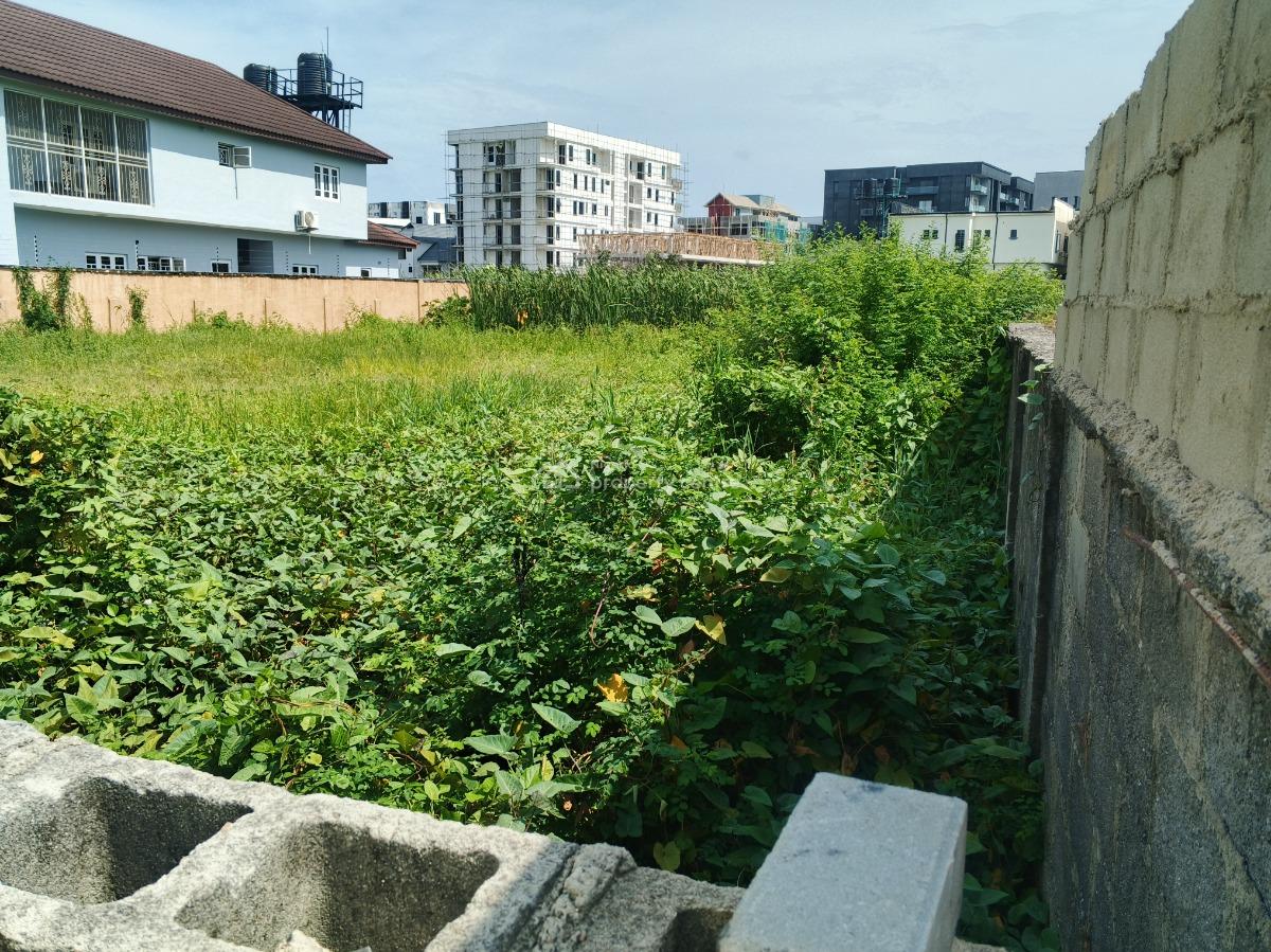 778 Sq Mts Partly Fenced Plot in a Strategic Location, Seagate Estate Near Cowrie Creek Estate, Ikate Elegushi, Lekki, Lagos, Residential Land for Sale