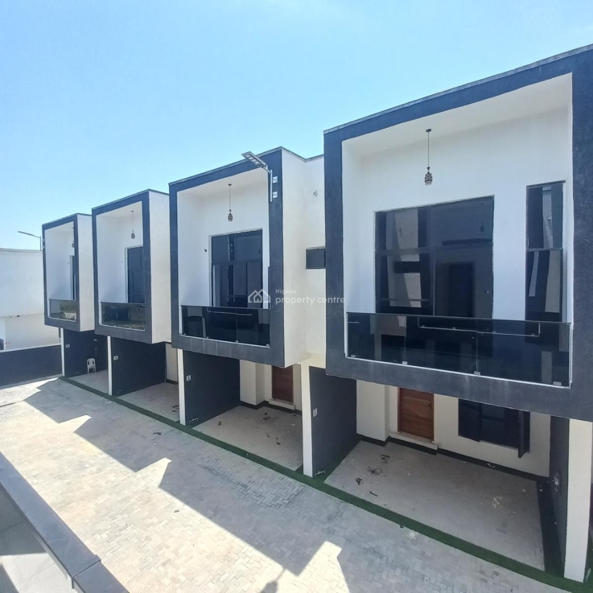 4 Bedroom Terrace Duplex with Bq, Ikota, Lekki, Lagos, Terraced Duplex for Rent