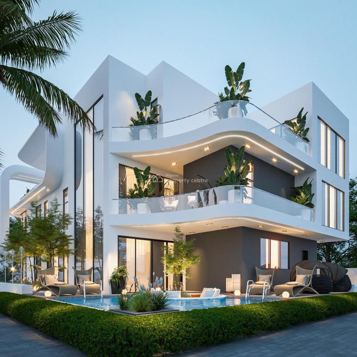 Luxury 5 Bedroom Fully Detached Duplex with Gym, Pool, Cinema, Elevator, Osapa, Lekki, Lagos, Detached Duplex for Sale