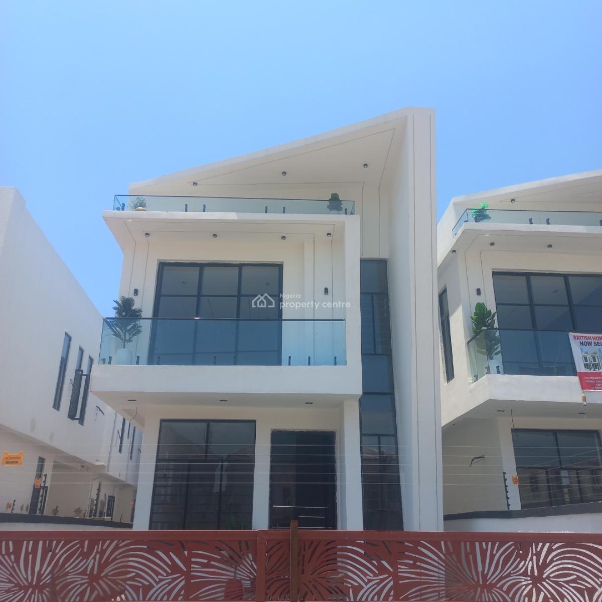 Newly Built 4 Bedroom Semi-detached Duplex with Bq, Ikota, Lekki, Lagos, Semi-detached Duplex for Sale