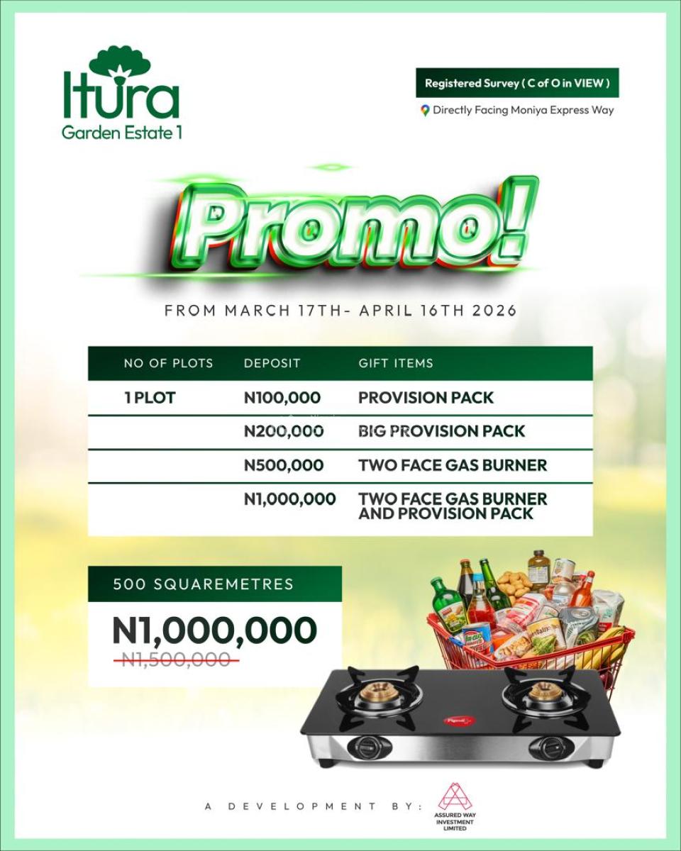 Land, Moniya, Ibadan, Oyo, Residential Land for Sale