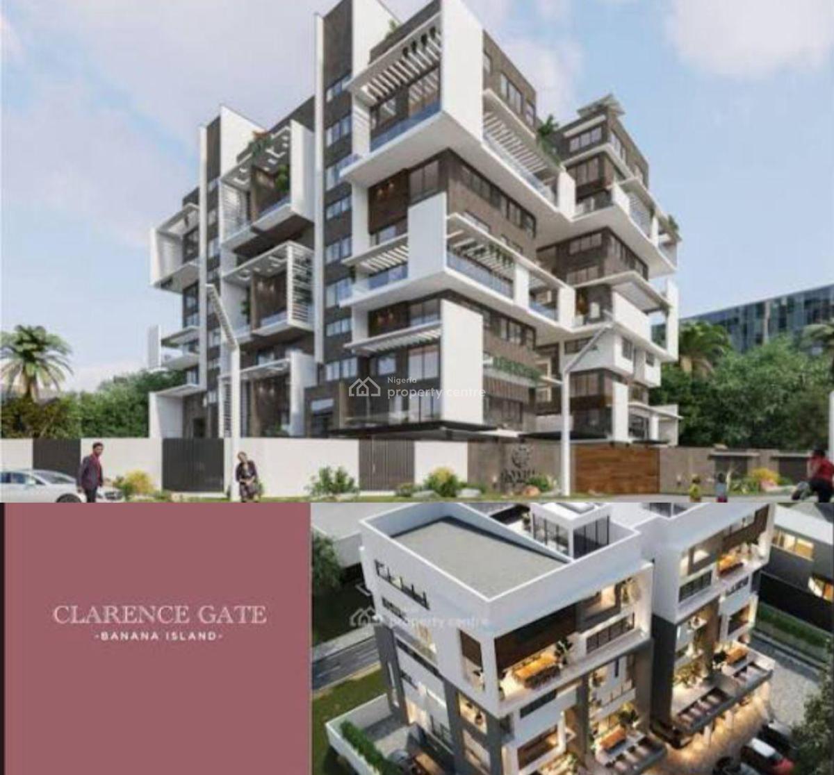 Luxury Built 4 Bedroom Maisonnette with a Room Bq, Clarence Gate, Banana Island, Ikoyi, Lagos, Terraced Duplex for Sale