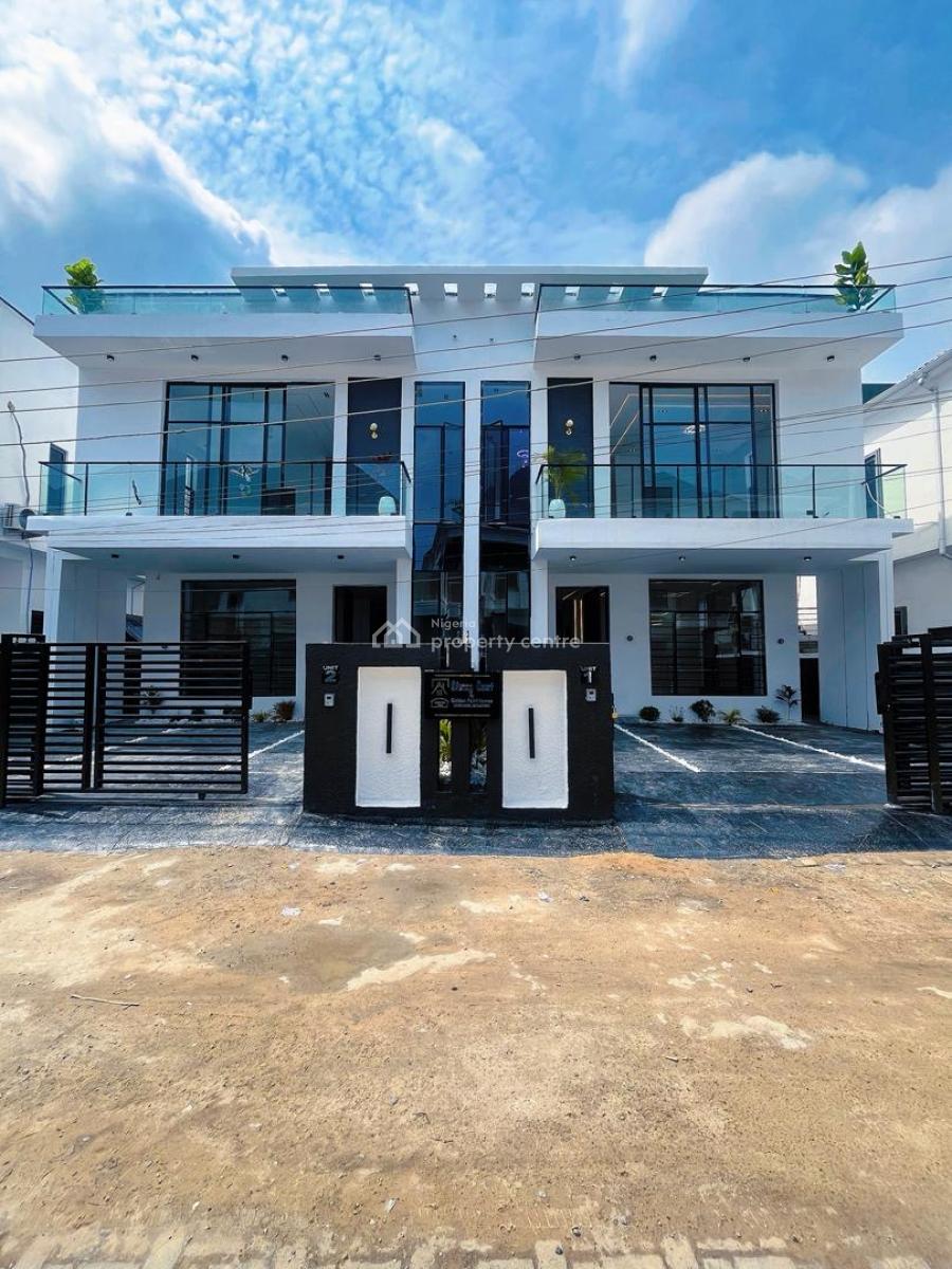 4 Bedroom Semi-detached with a Bq, Ikota, Lekki, Lagos, Semi-detached Duplex for Sale