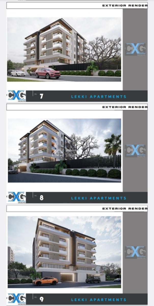 Off Plan 4 Bedroom Penthouse with Bq and Terrace, Off Petro Cam Station, Lekki, Lagos, Block of Flats for Sale