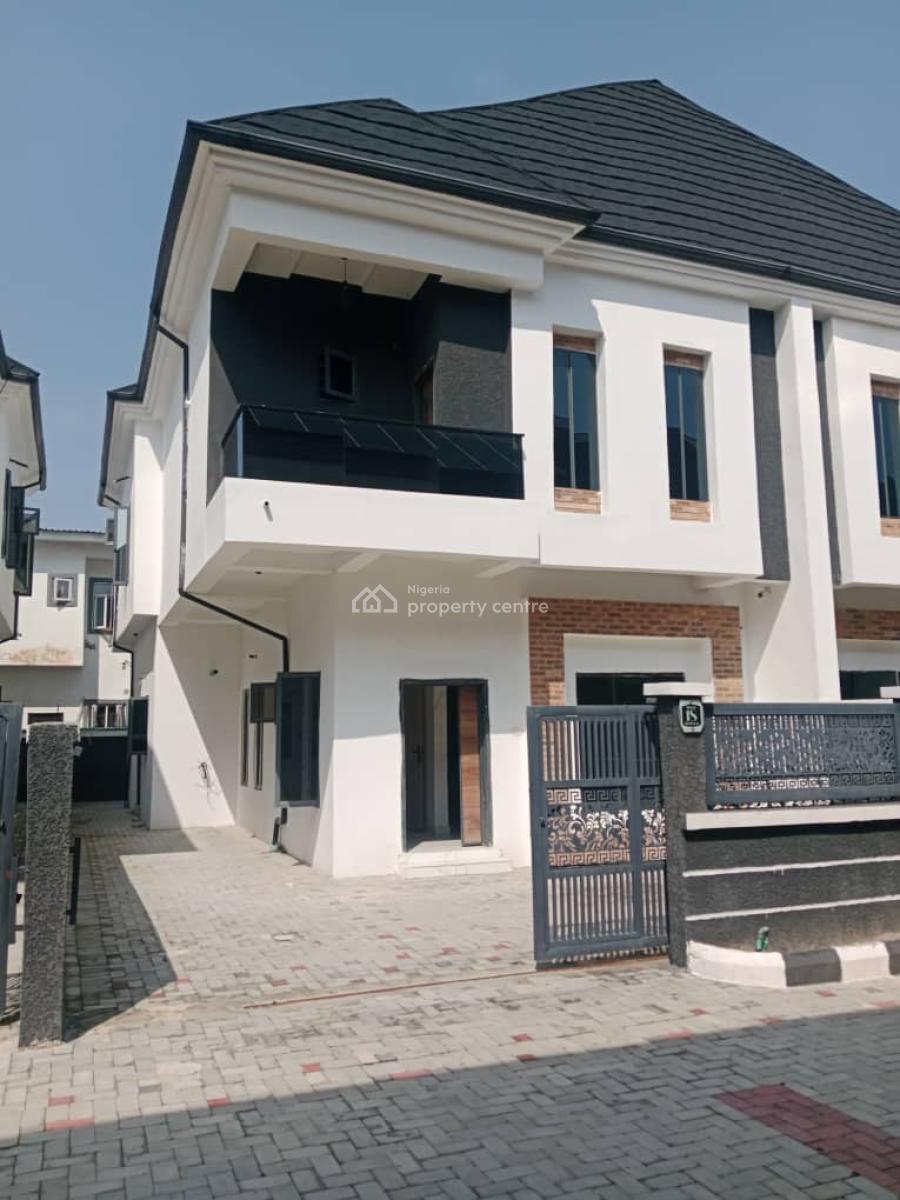 4 Bedroom Semi Detached House with Bq, Orchid Road Lekki Lagos, Lekki, Lagos, Semi-detached Duplex for Sale