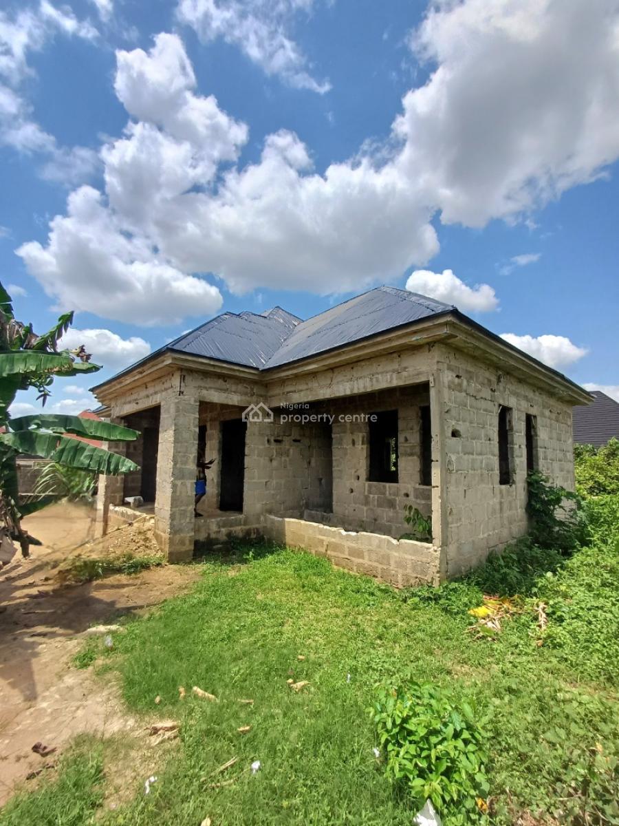 Uncompleted 3 Bedroom with Self Contain, Rumuekini, Port Harcourt, Rivers, Detached Bungalow for Sale