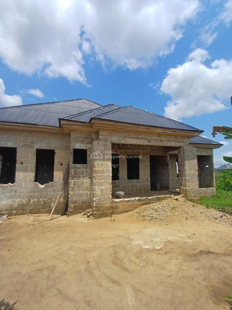 Uncompleted 3 Bedroom with Self Contain, Rumuekini, Port Harcourt, Rivers, Detached Bungalow for Sale