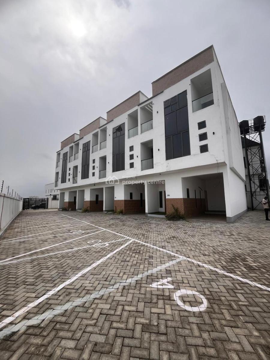 Lovely 4bedroom Terrace with a Bq, Chevron, Lekki, Lagos, Terraced Duplex for Sale