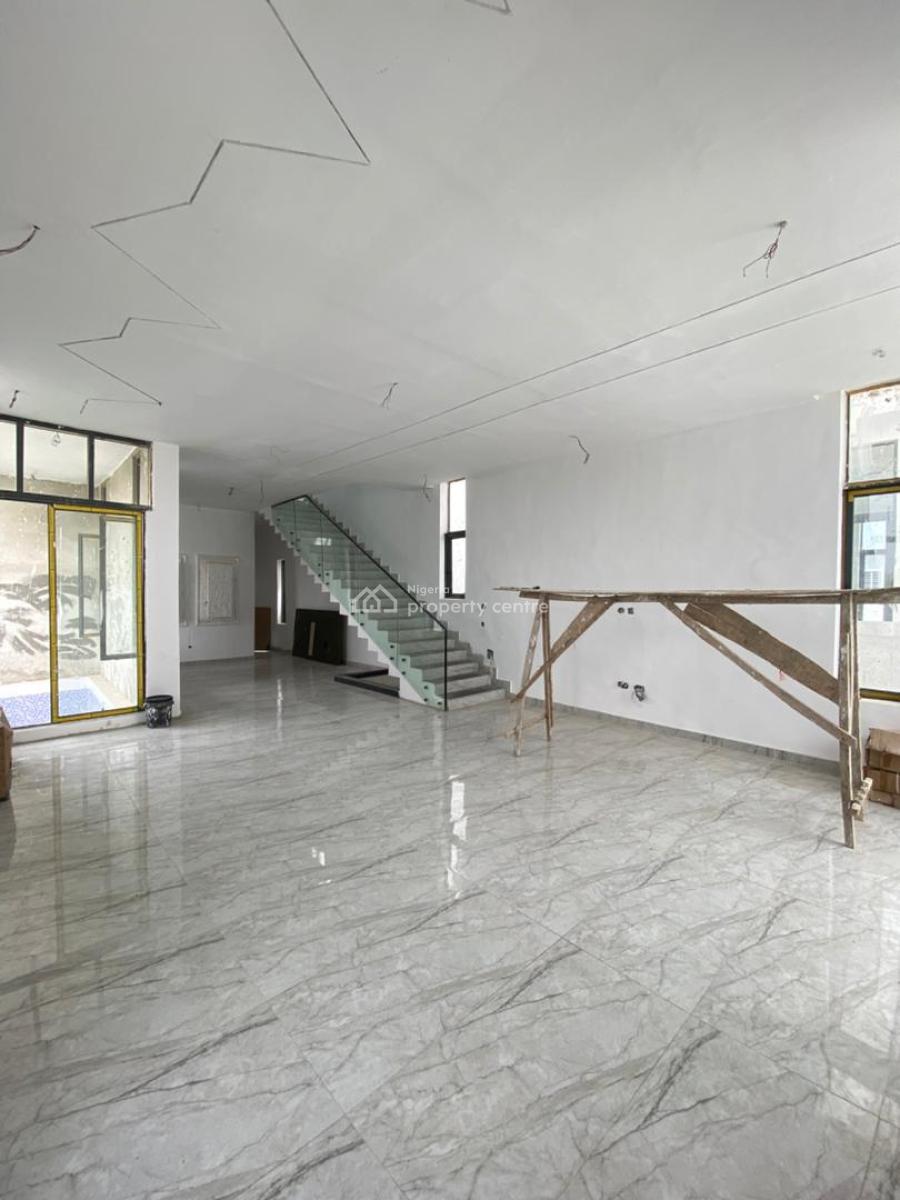 Enormous 5 Bedroom Duplex with a Bq and a Pool Within a Serene Environ, Chevron, Lekki, Lagos, Detached Duplex for Sale