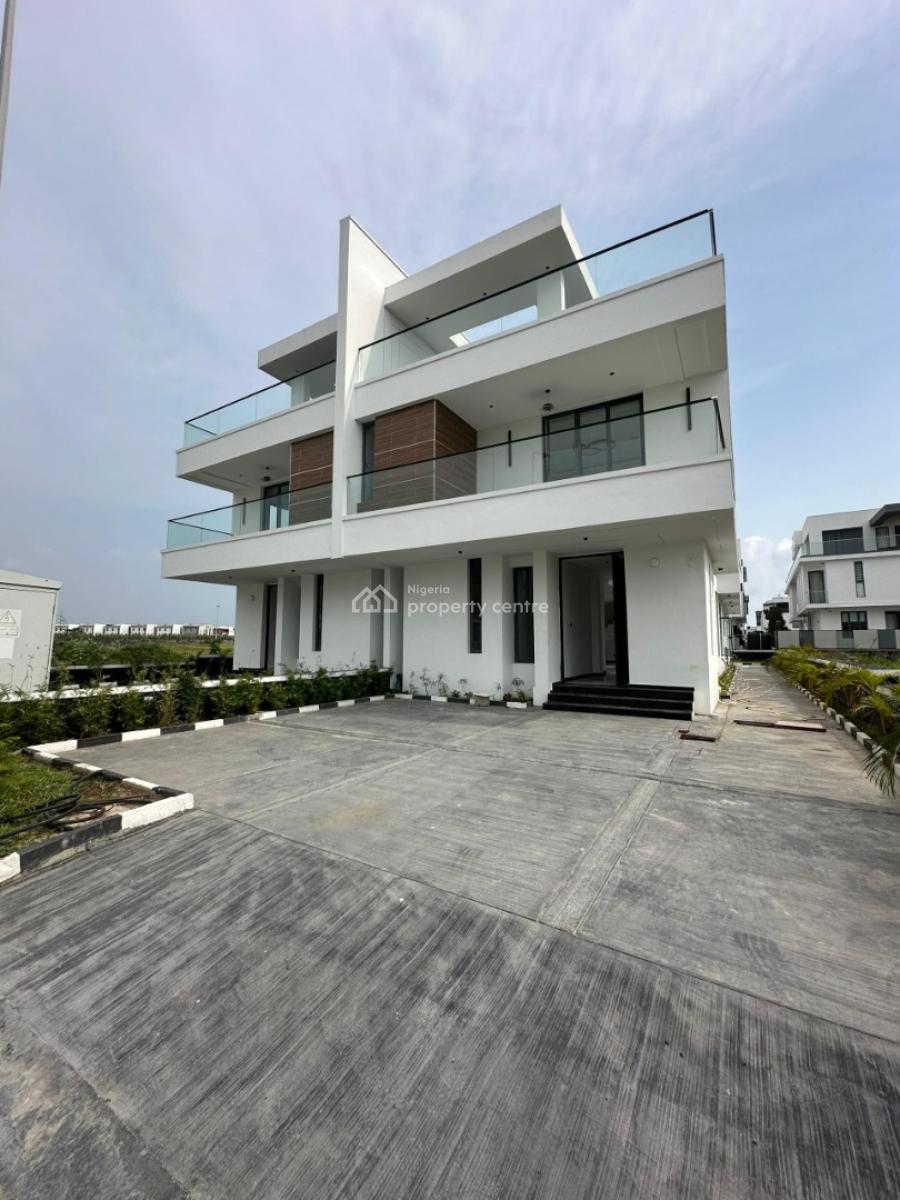 5 Bedroom Semi Detached Duplex with One Room Bq, Cowrie Creek, Osapa, Lekki, Lagos, Lekki, Lagos, Semi-detached Duplex for Sale