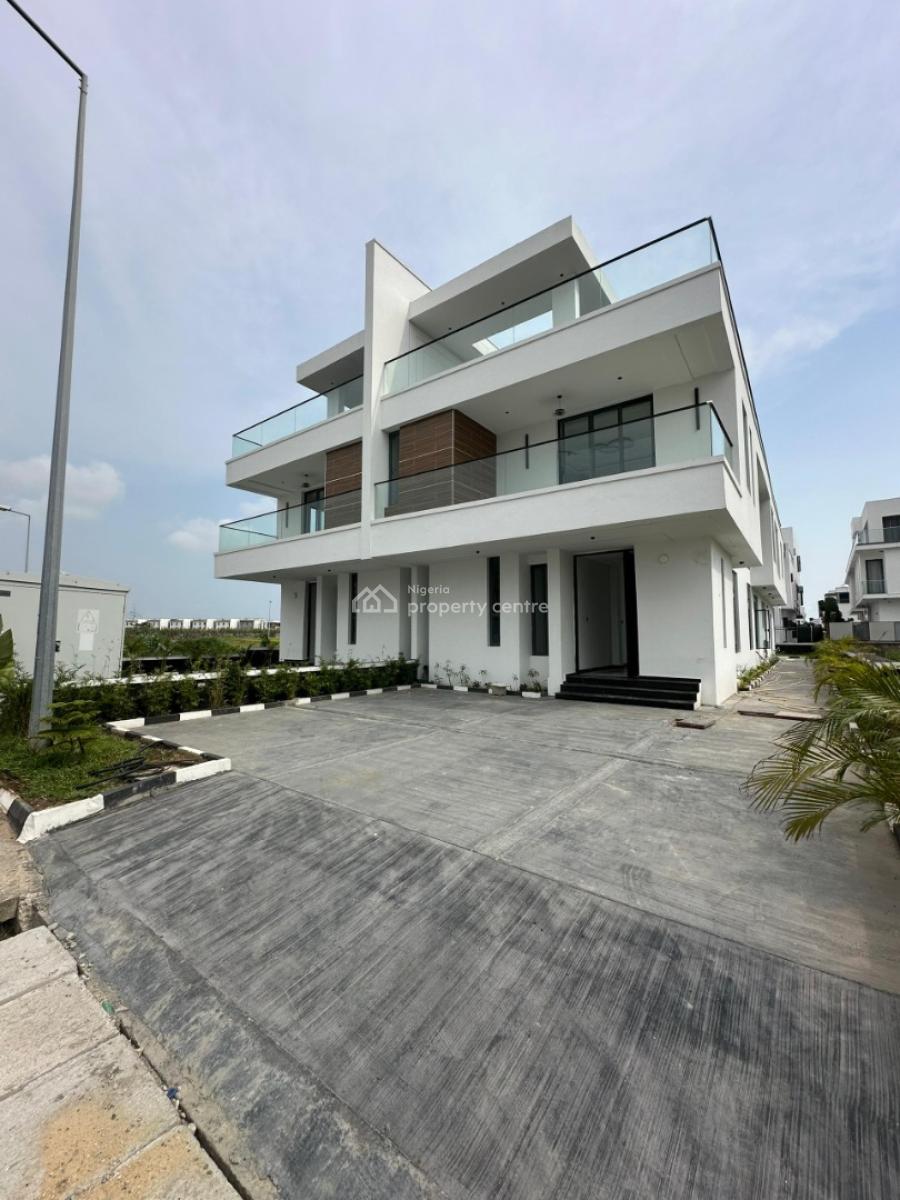 5 Bedroom Semi Detached Duplex with One Room Bq, Cowrie Creek, Osapa, Lekki, Lagos, Lekki, Lagos, Semi-detached Duplex for Sale