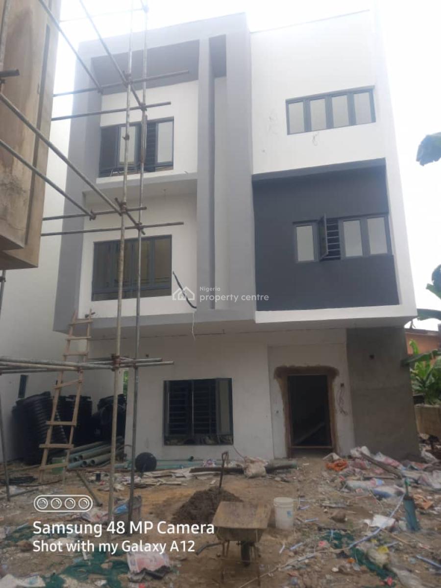 a Fully 5 Bedroom Detached House, with a Room Bq in Alaka Estate, Sur, Alaka Estate, Surulere, Lagos, Detached Duplex for Sale