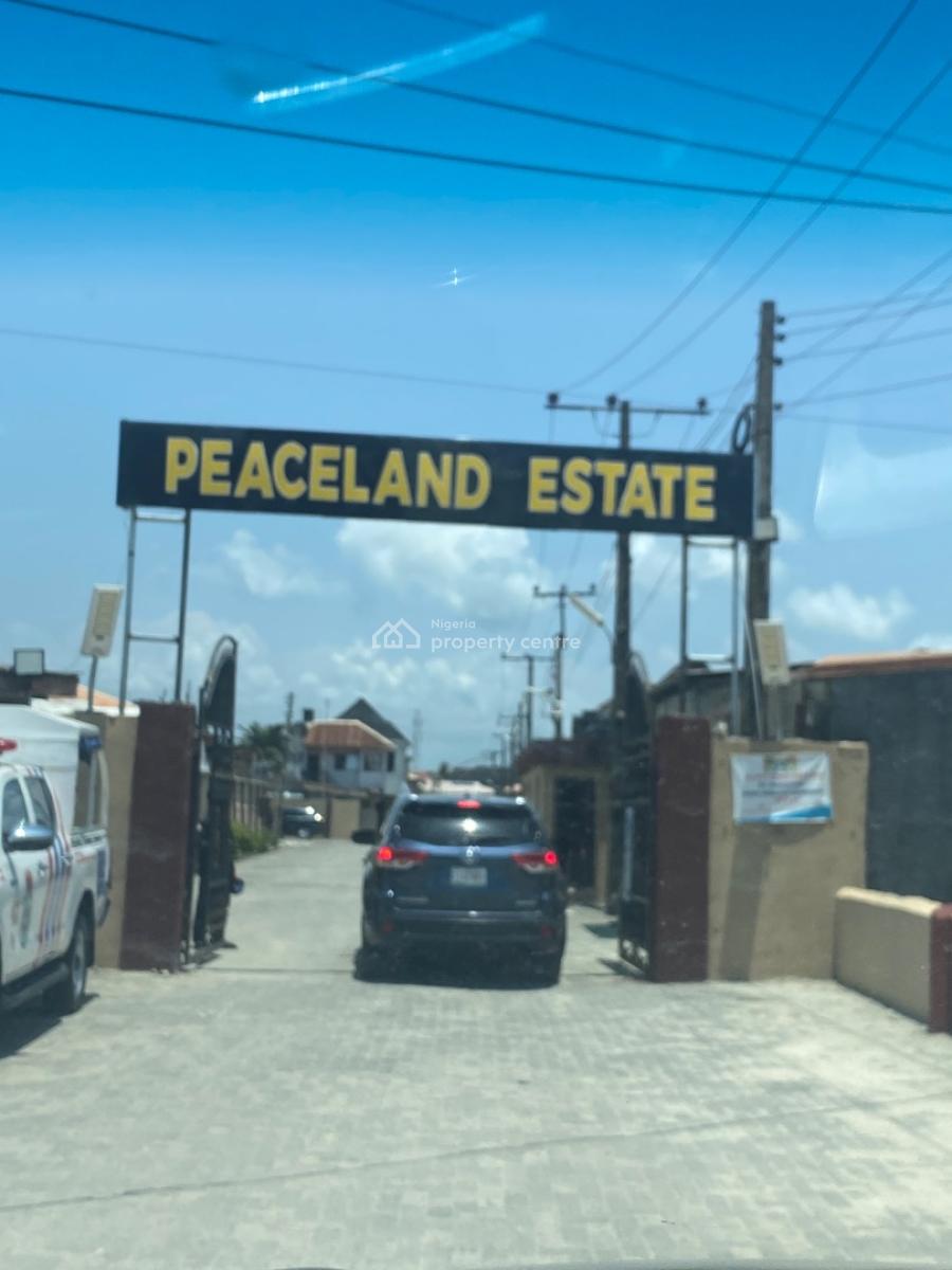 Half Plot of Land Measuring 330sqm in a Fully Developed Estate, Peaceland Estate Majek, Sangotedo, Ajah, Lagos, Residential Land for Sale