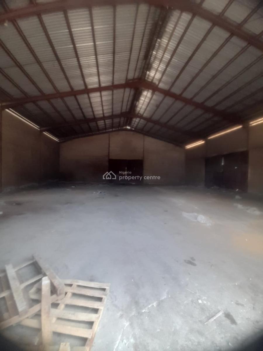 a Large Warehouse on One and Half Plot of Land, Lagos Abeokuta Express Way Ijaiye, Abule Egba, Agege, Lagos, Warehouse for Rent