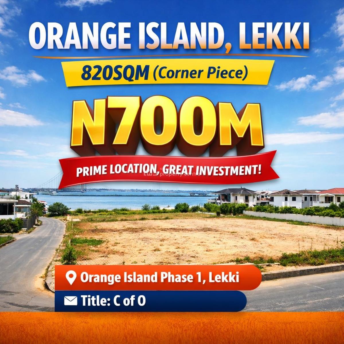 Available Plot, Orange Island, Lekki, Lagos, Land for Sale