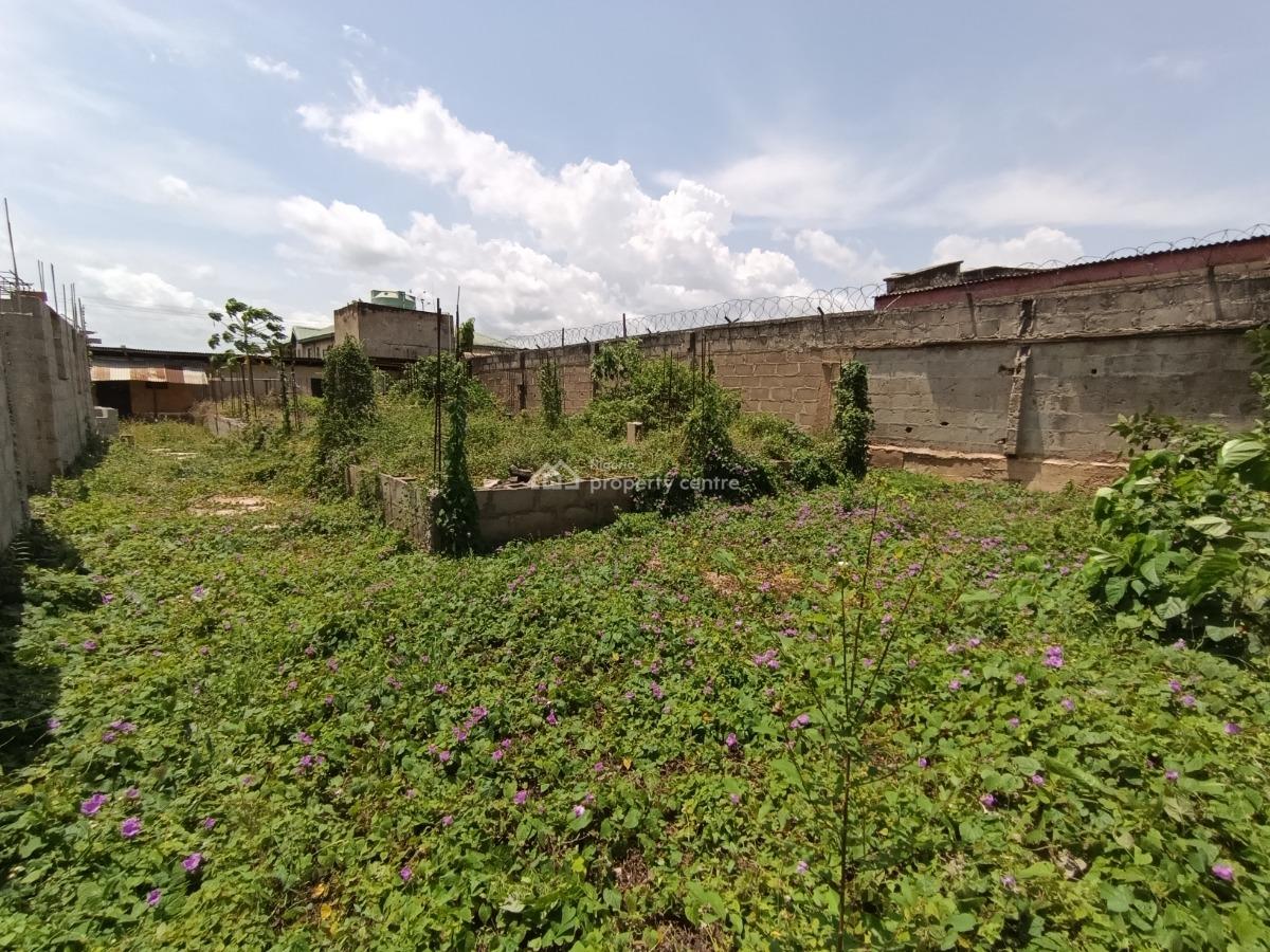 Half Plot of Land with Foundation of a Duplex with 2 Nos of Room and, Igando, Ikotun, Lagos, Mixed-use Land for Sale
