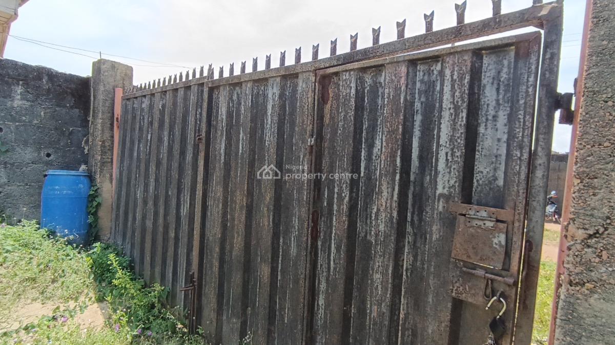 Half Plot of Land with Foundation of a Duplex with 2 Nos of Room and, Igando, Ikotun, Lagos, Mixed-use Land for Sale