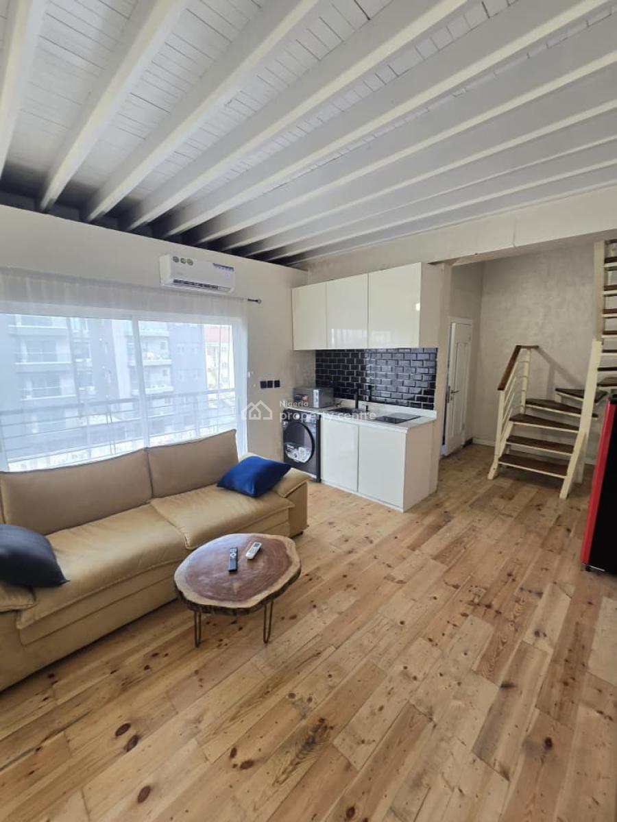 Furnished 1 Bedroom Maisonette Penthouse with Pool, Gym, Lift,balcony, Lekki Phase 1, Lekki, Lagos, Mini Flat (room and Parlour) for Sale