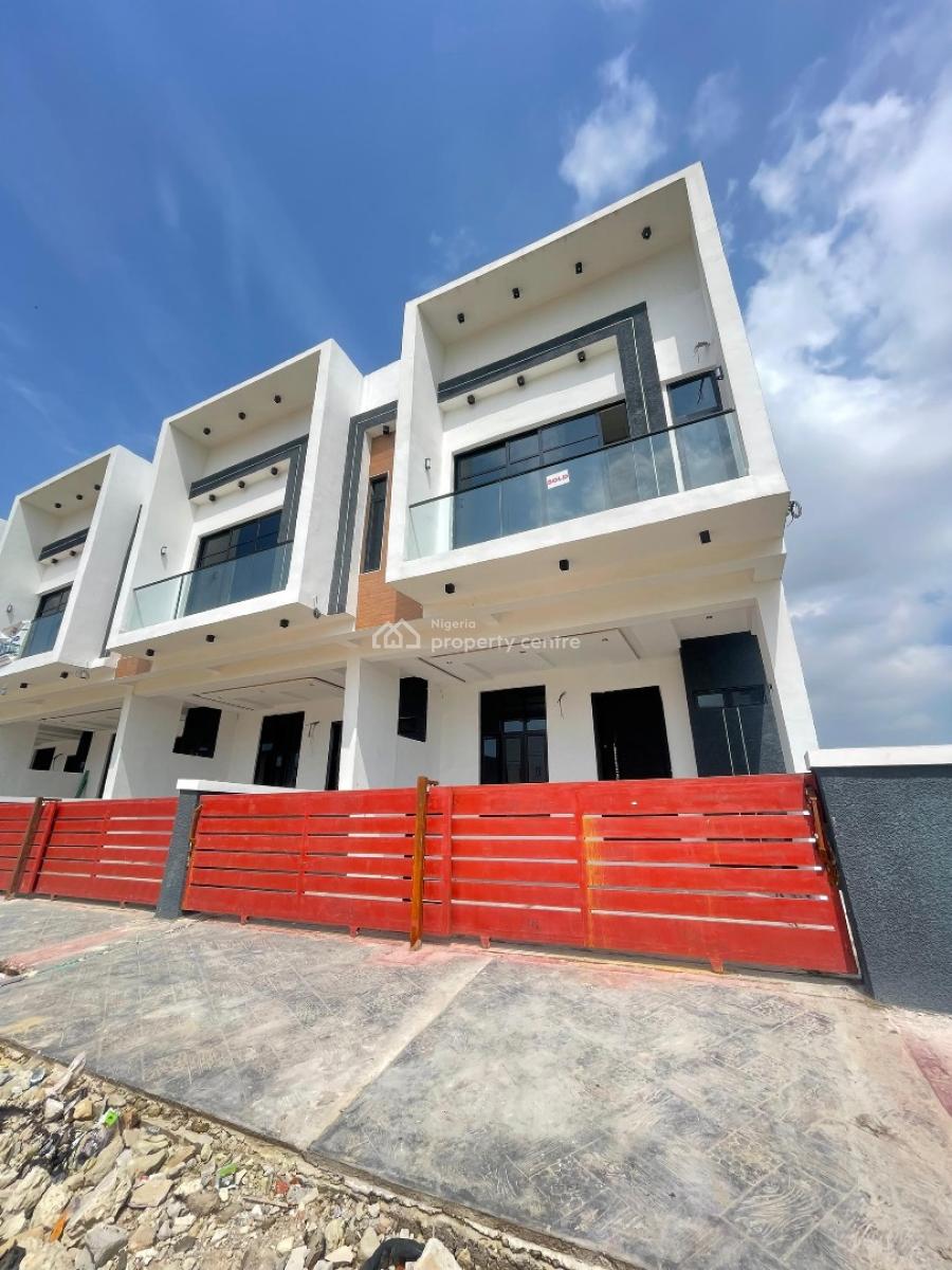 Elegant 3 Bedroom Self-serviced Terrace Duplex, Ikota, Lekki, Lagos, Terraced Duplex for Sale