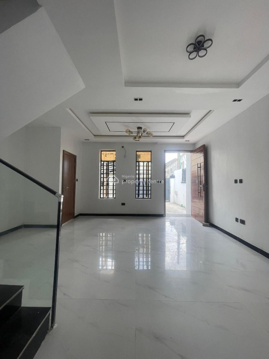 Magnificent 4 Bedroom Terrace Duplex with Private Compound & Car Port, Ajah, Lagos, Terraced Duplex for Sale