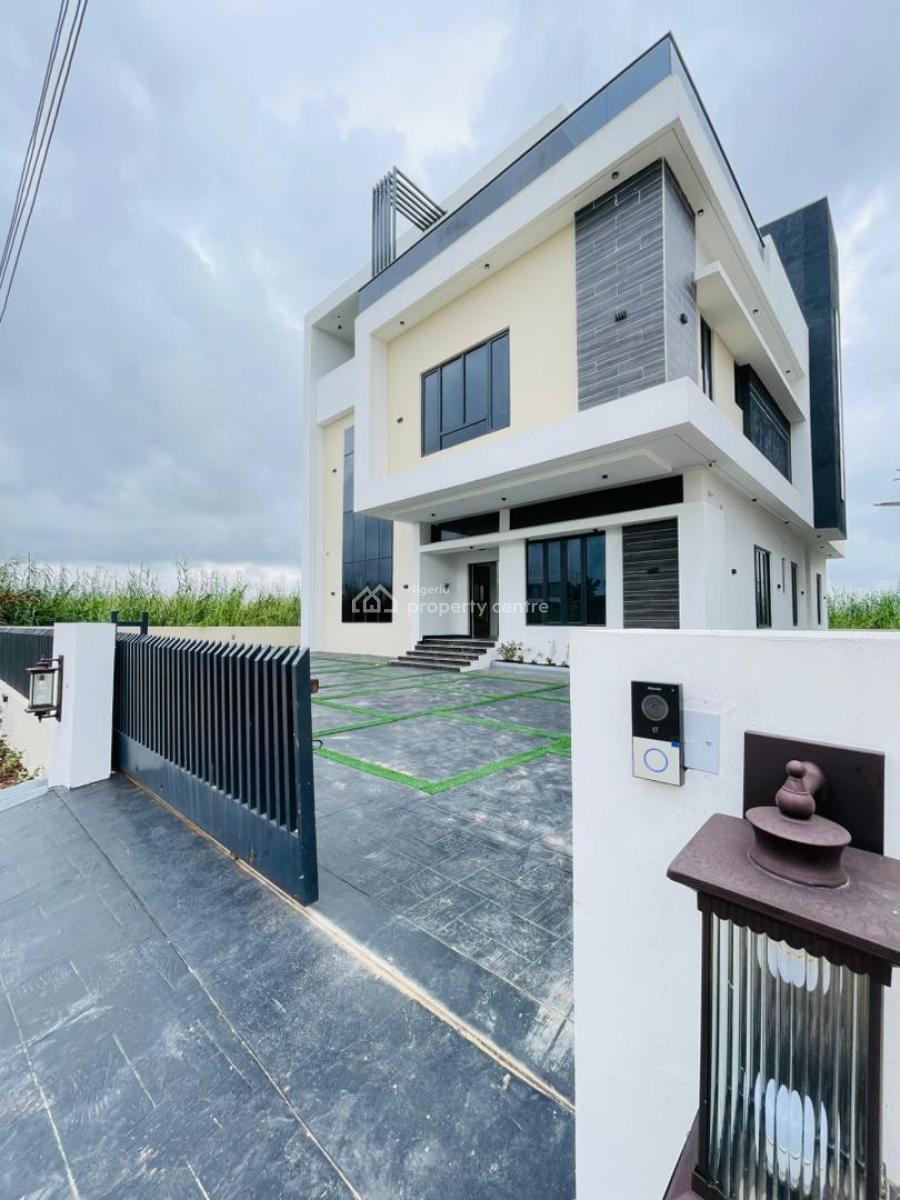 Fully Detached 6 Bedroom Duplex with 2 Rooms Bq, Northern Forshore Estate Chevron, Lekki, Lagos, Detached Duplex for Sale