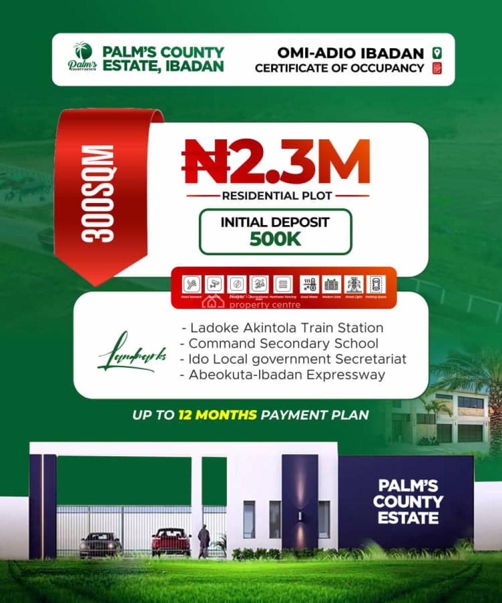 Buy and Build, Palms County Estate, Ibadan, Oyo, Residential Land for Sale