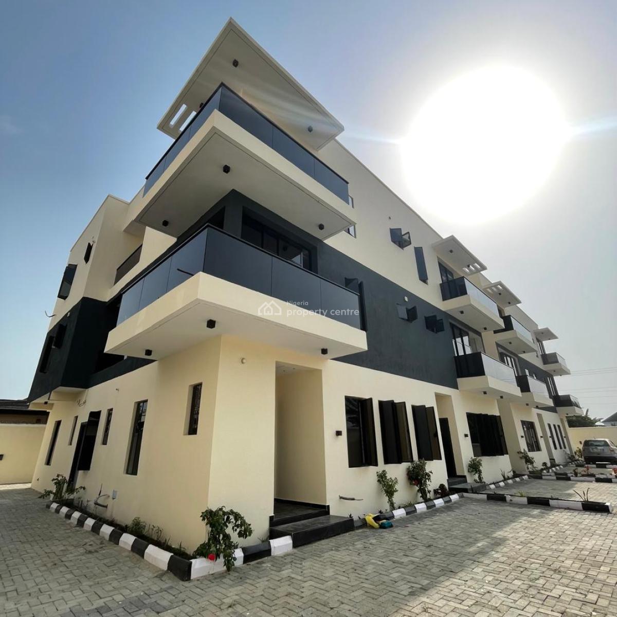 Elegant 3 Bedroom Terrace Duplex with Bq, Ajah, Lagos, Terraced Duplex for Sale